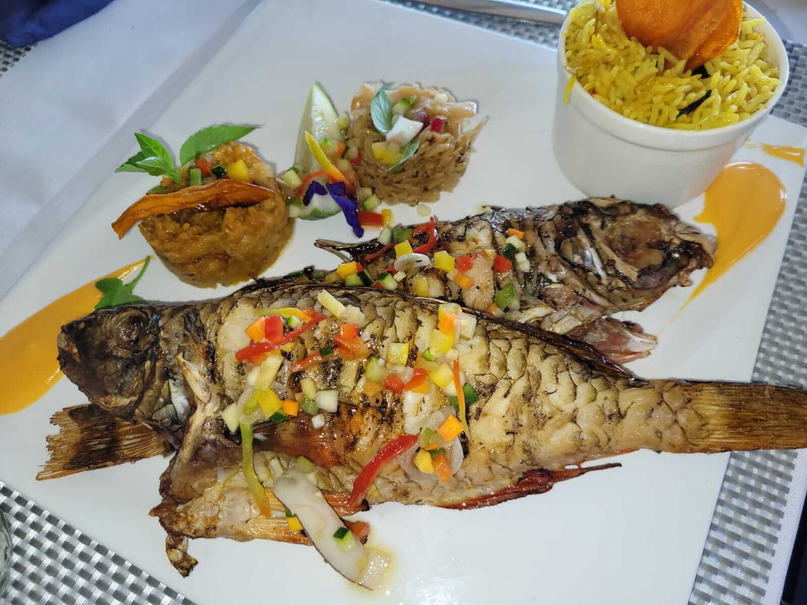 photo poisson grillé